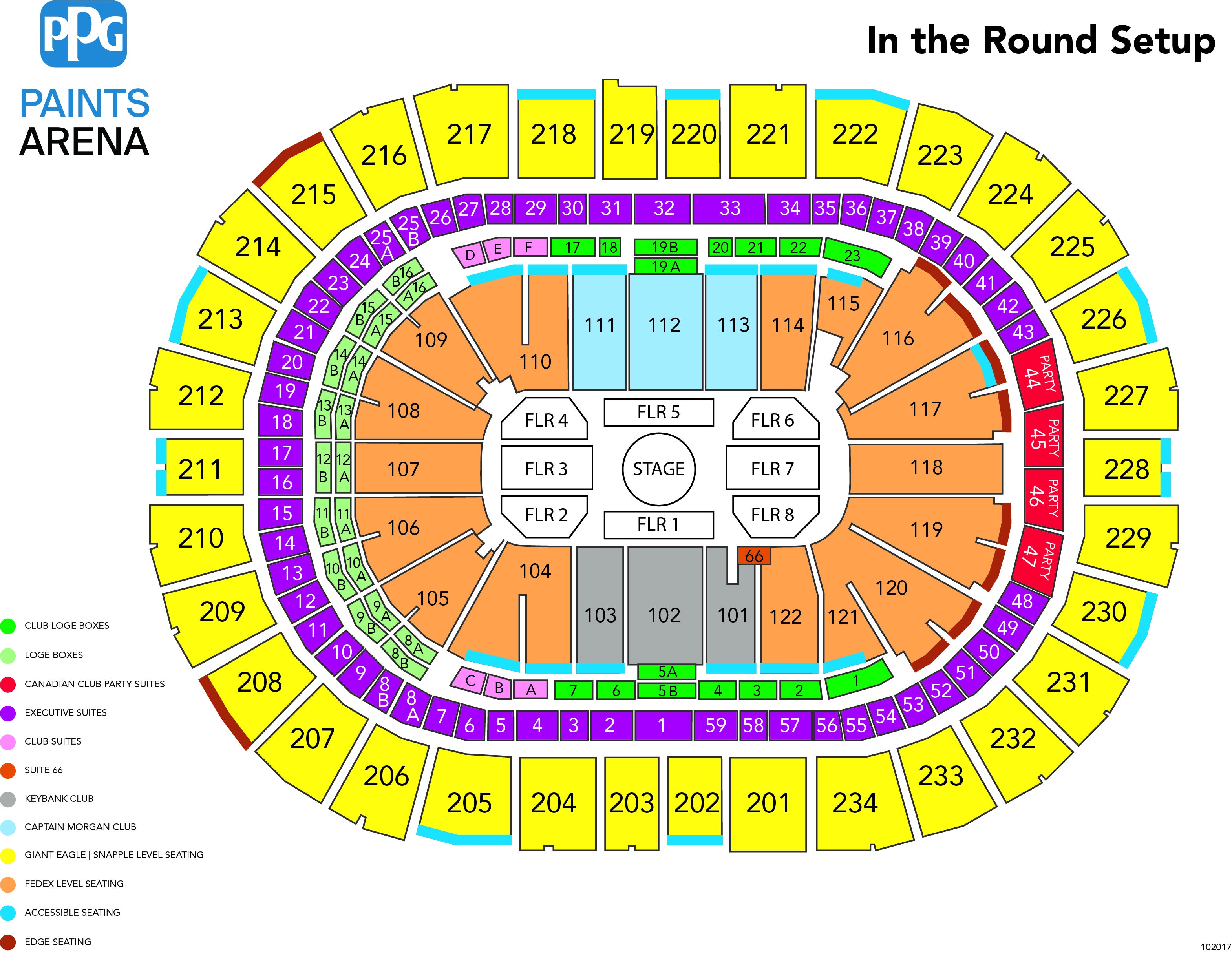 La Live Seating Chart