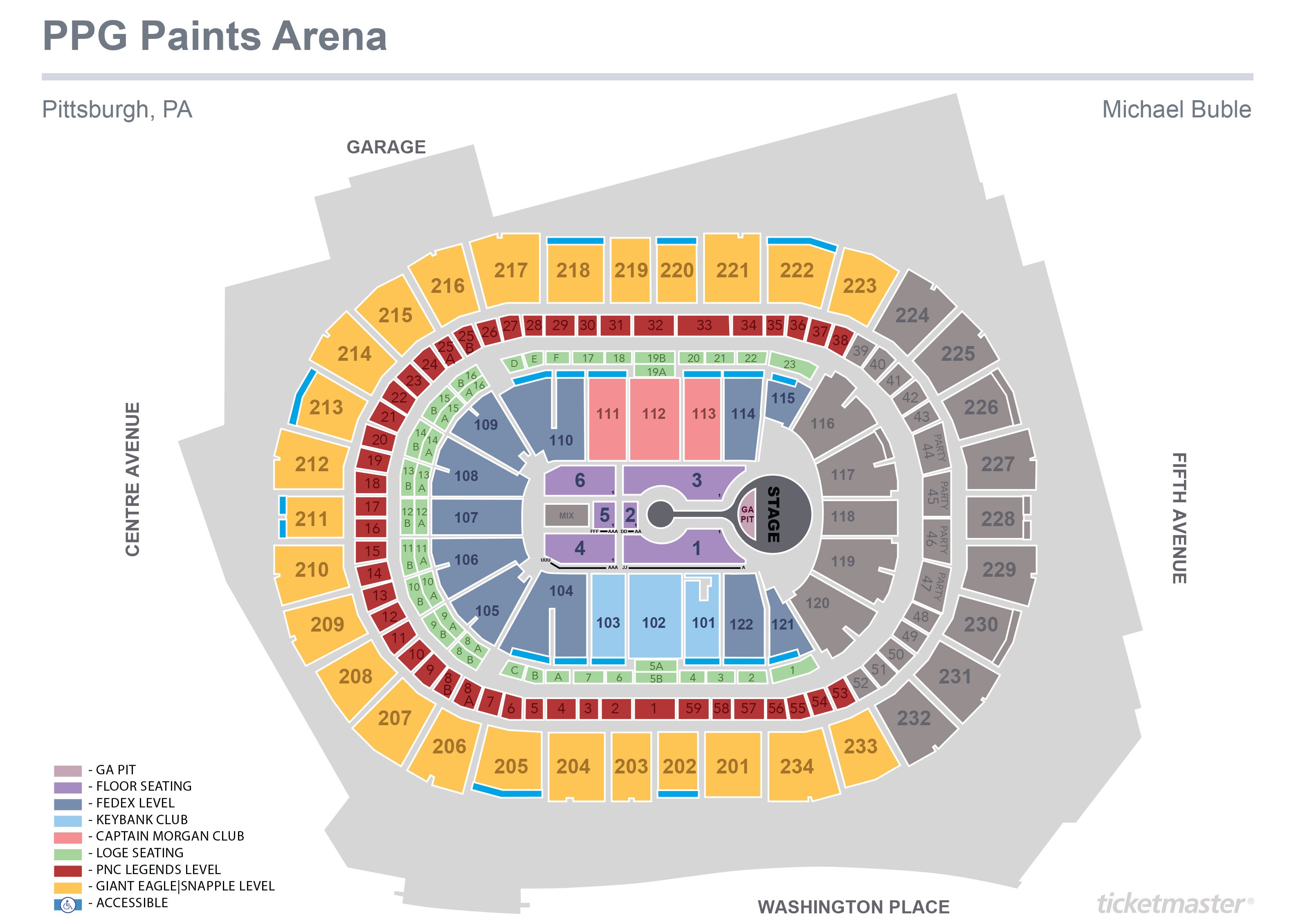 Pnc Arena Circus Seating Chart