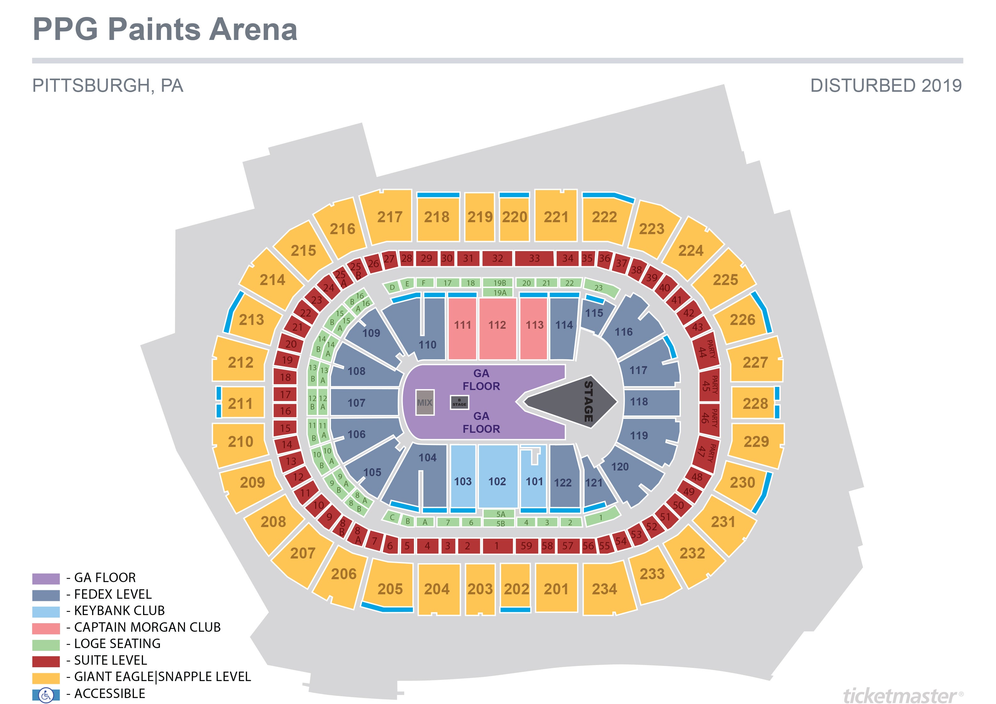 Metallica San Diego Seating Chart