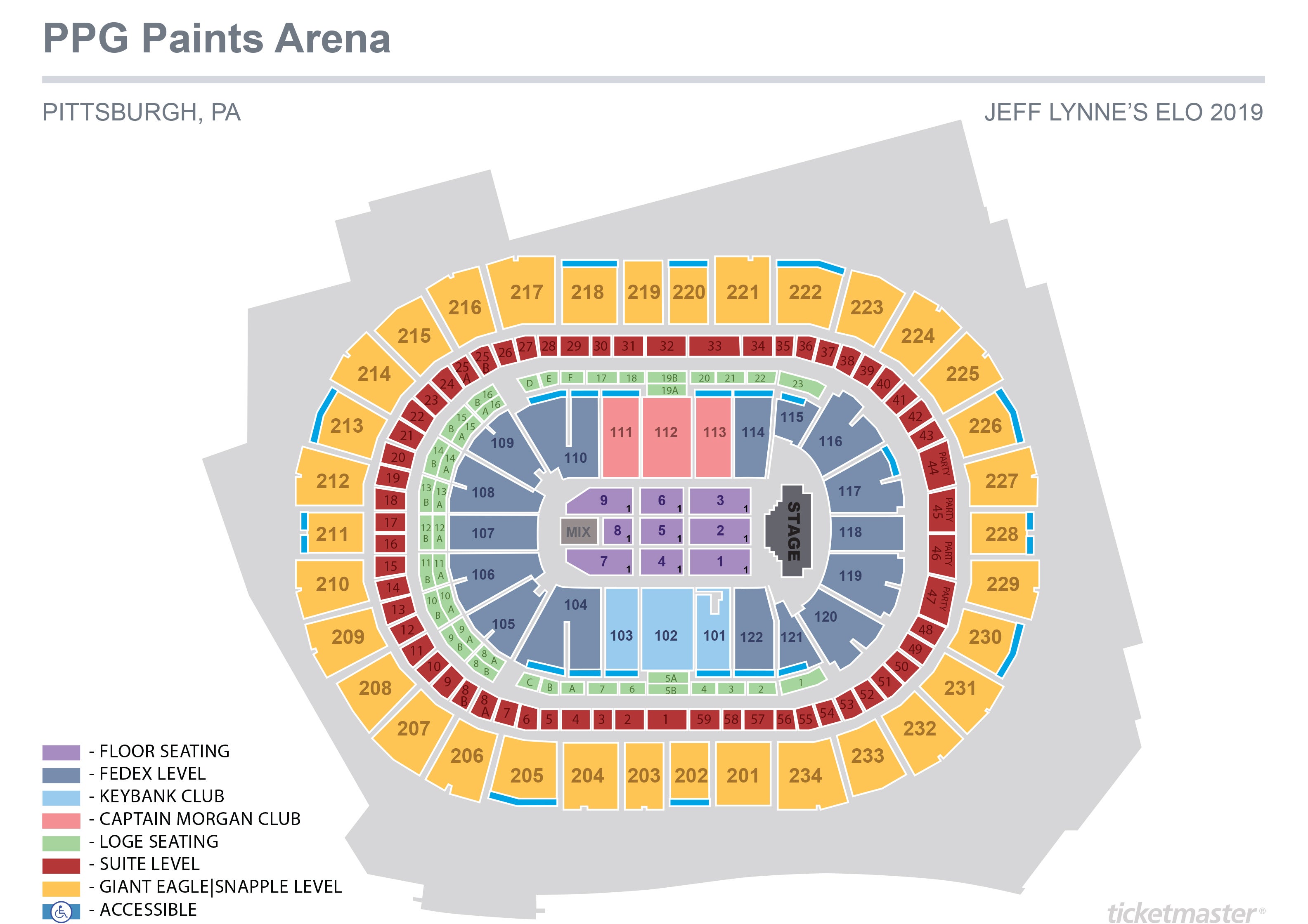 Keybank Seating Chart