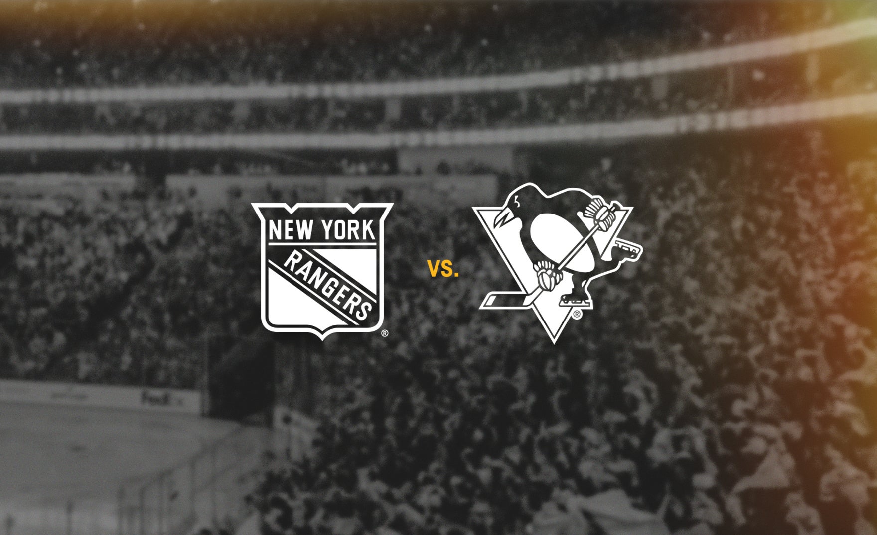 Penguins vs. Rangers 