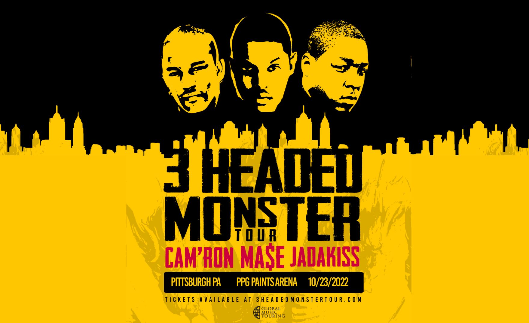 Cancelled - 3 Headed Monster Tour featuring MA$E, Cam'ron and Jadakiss