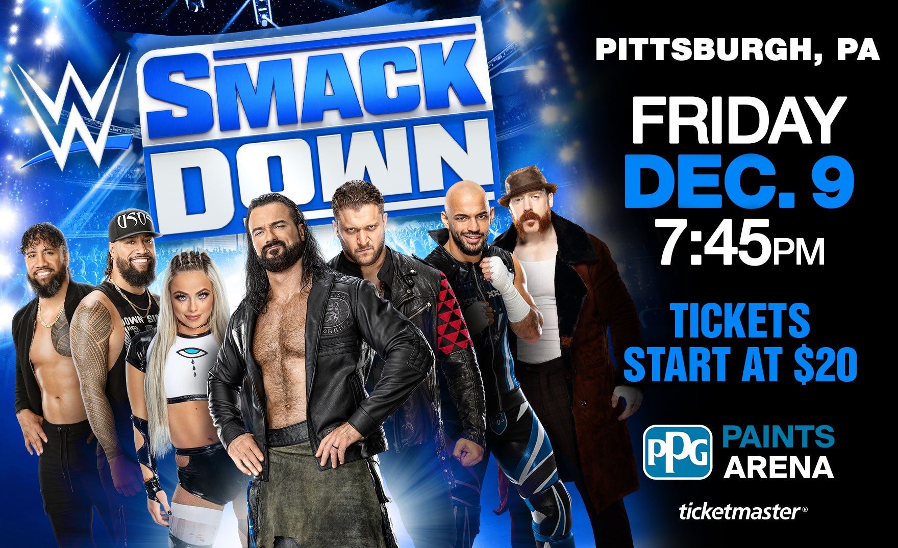 WWE Friday Night SmackDown PPG Paints Arena