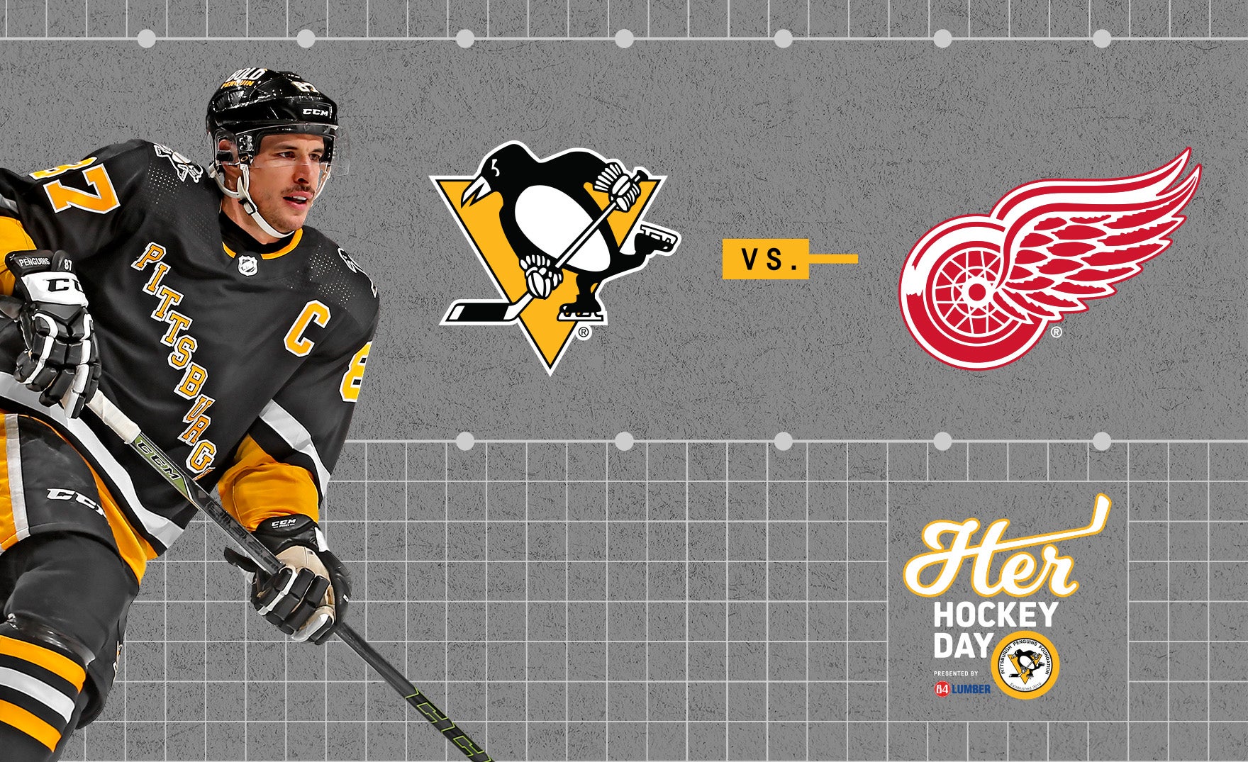 Penguins vs. Red Wings PPG Paints Arena