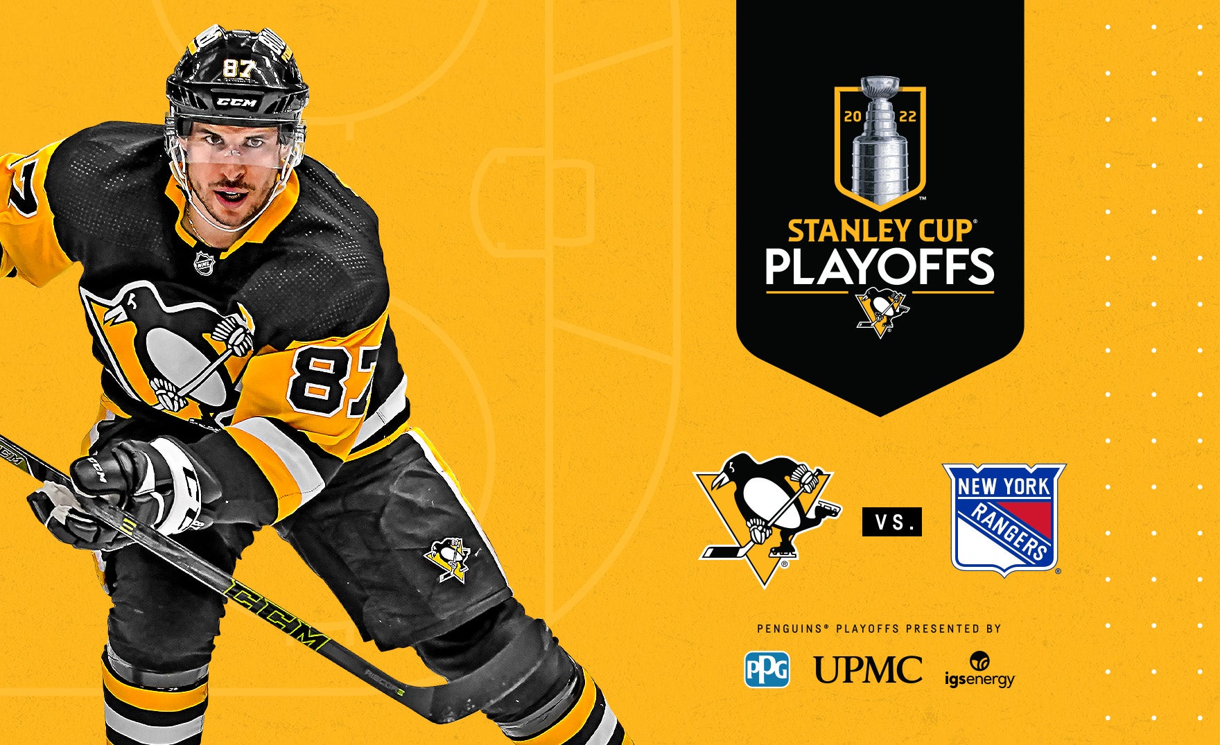 Penguins vs. Rangers Round 1 Home Game 2 PPG Paints Arena