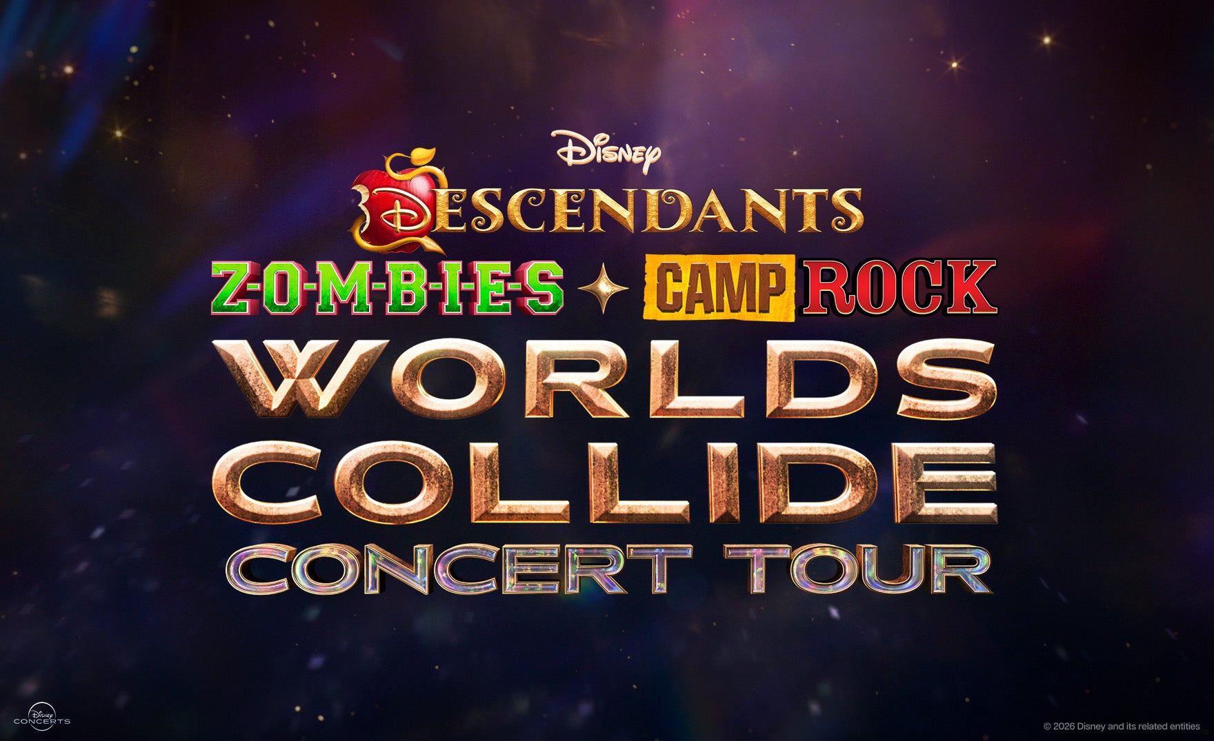 Disney Descendants, ZOMBIES & Camp Rock: Worlds Collide Concert Tour