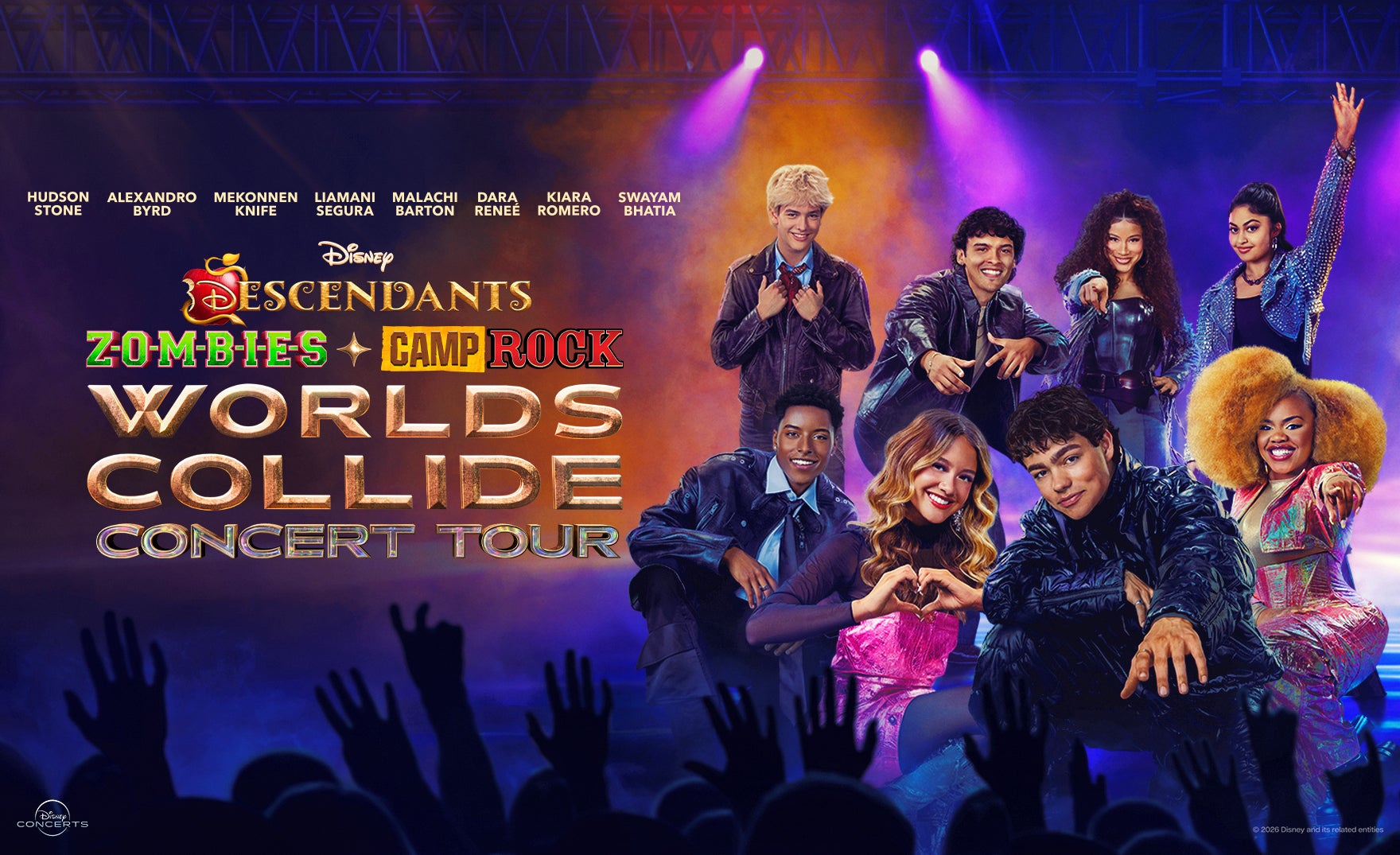 Disney Descendants, ZOMBIES & Camp Rock: Worlds Collide Concert Tour