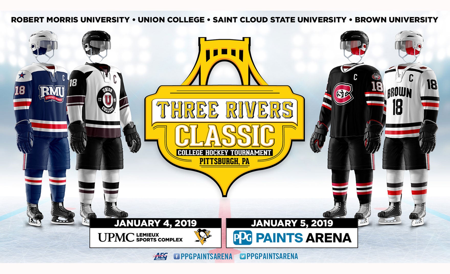 Three Rivers Classic: Men's College Hockey Tournament 