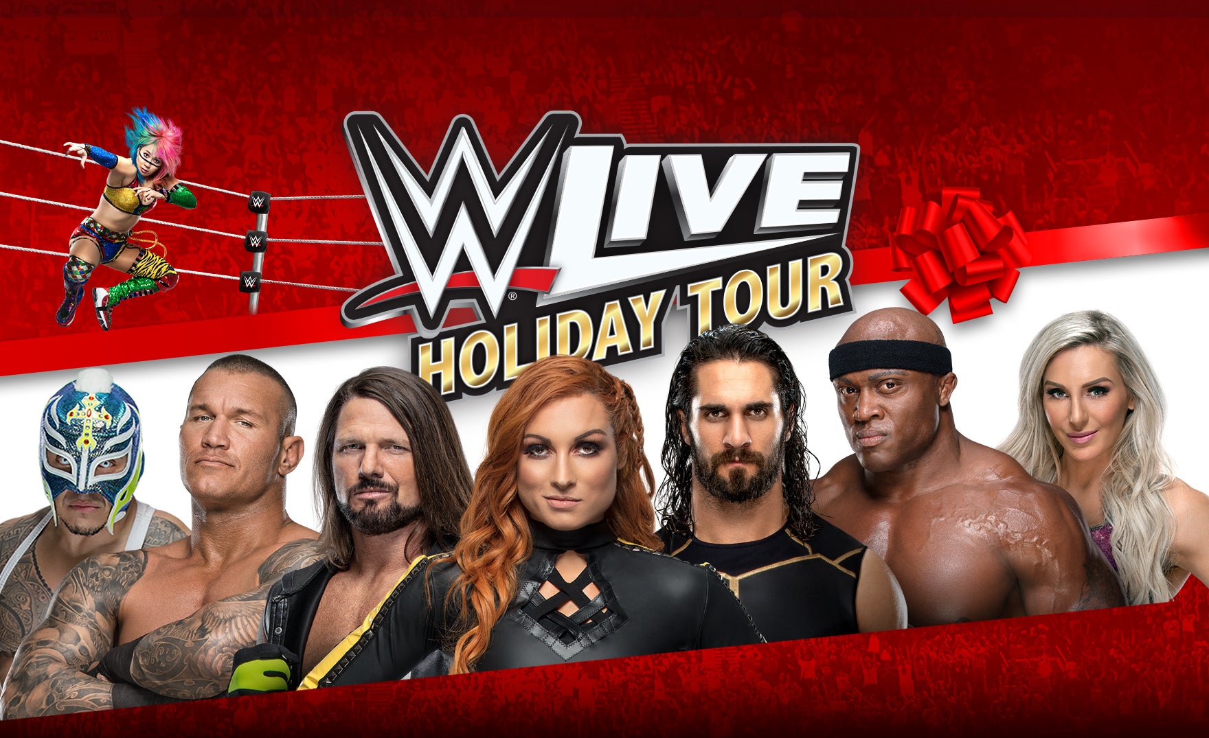 who is on wwe holiday tour