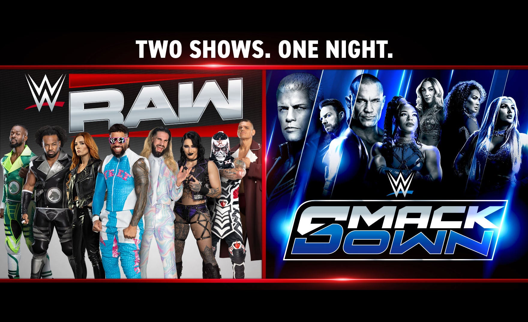 More Info for WWE Monday Night RAW, plus Friday Night SmackDown